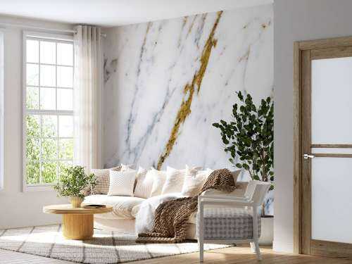 Wit marmer met gouden aders