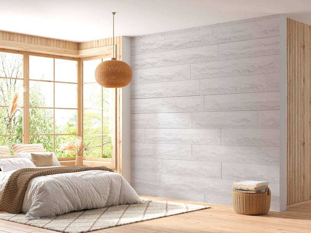 Moderne witte stenen