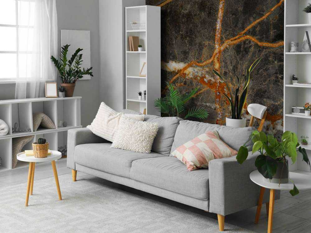 Marmer met koperkleur