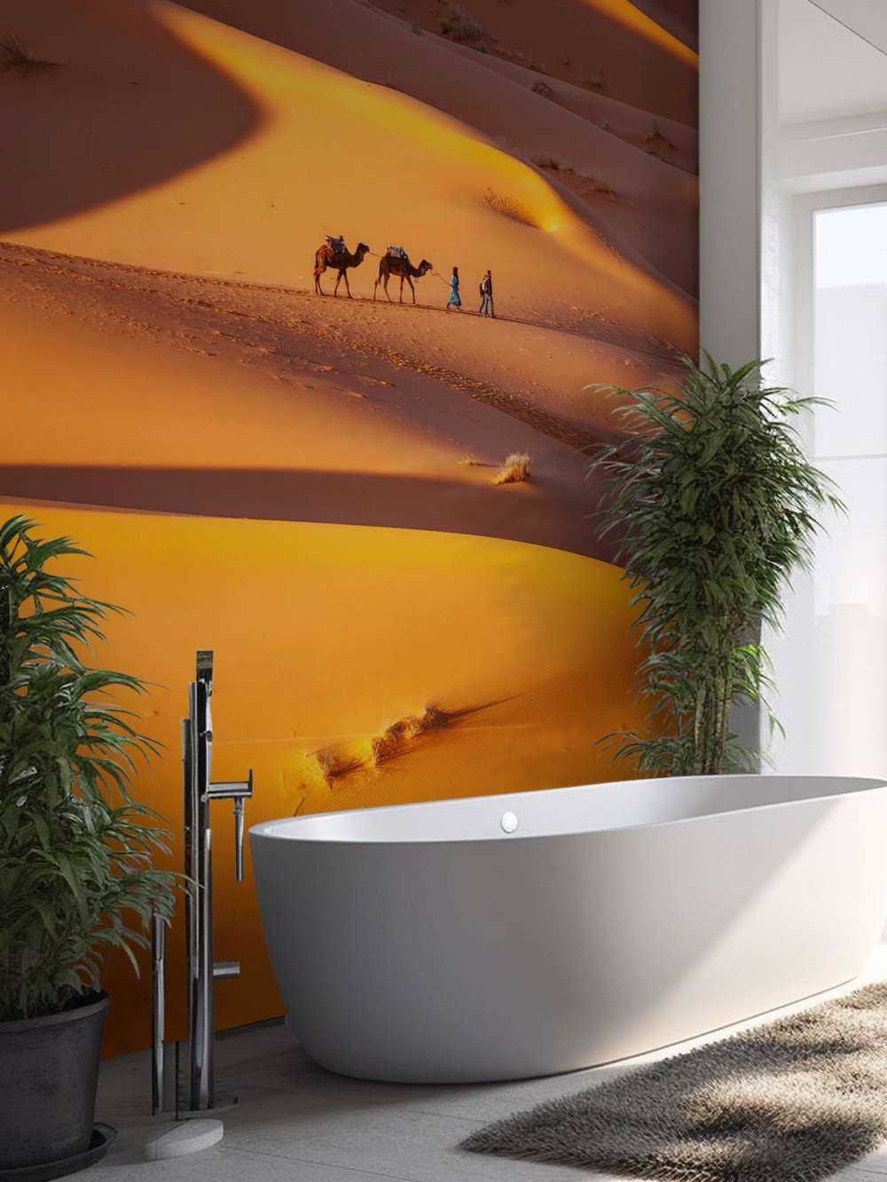 Bovenaanzicht woestijn