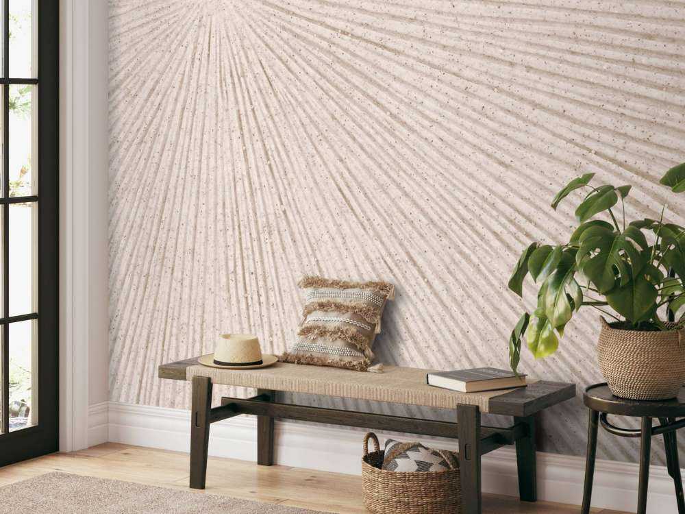 Structuur met lijnen zon linnen