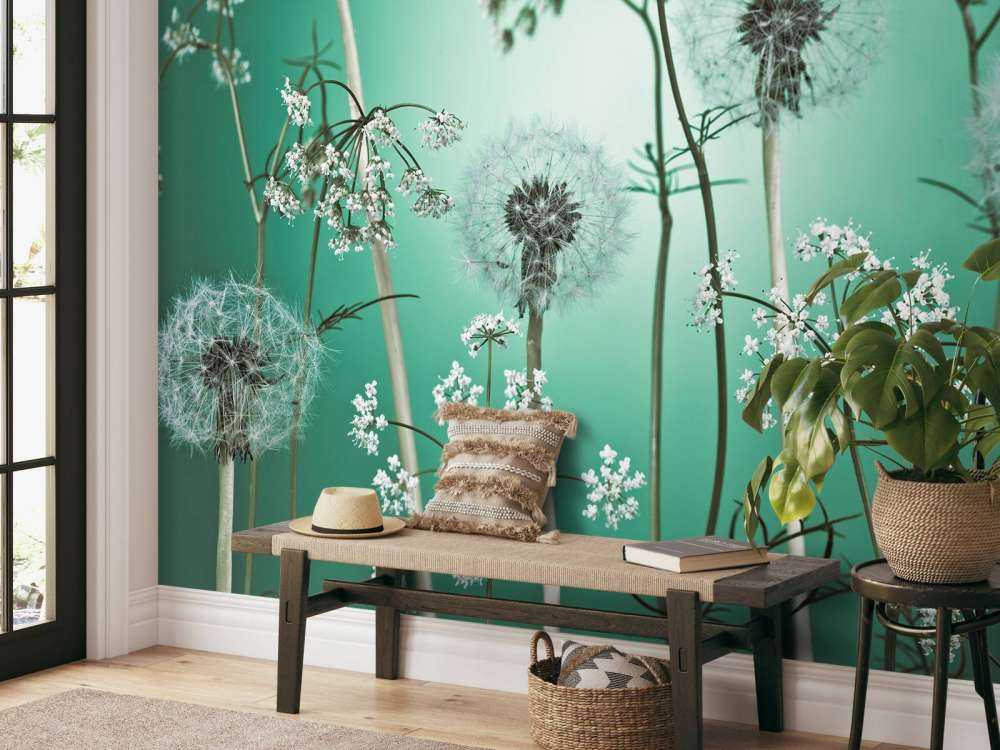 Meadow fantasie turquoise