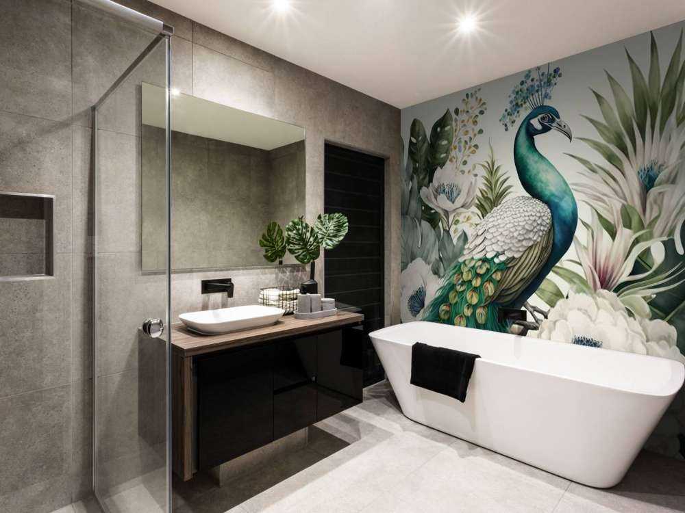 Pauwenflora in Harmonie