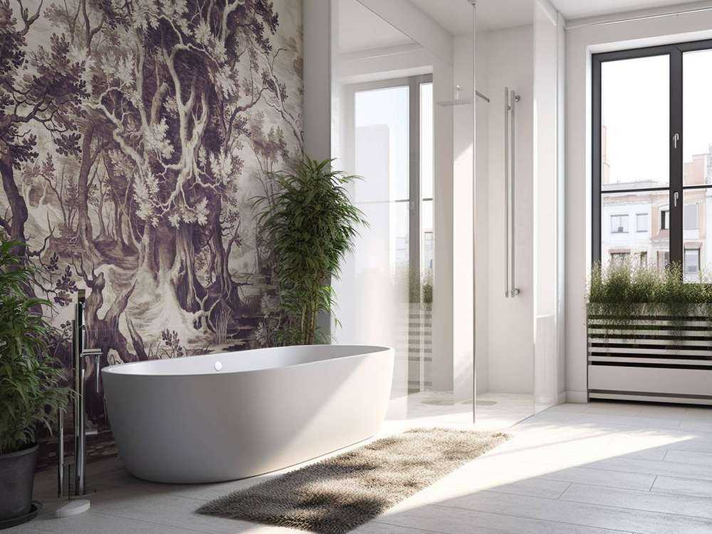 Mystical Forest in Sepia