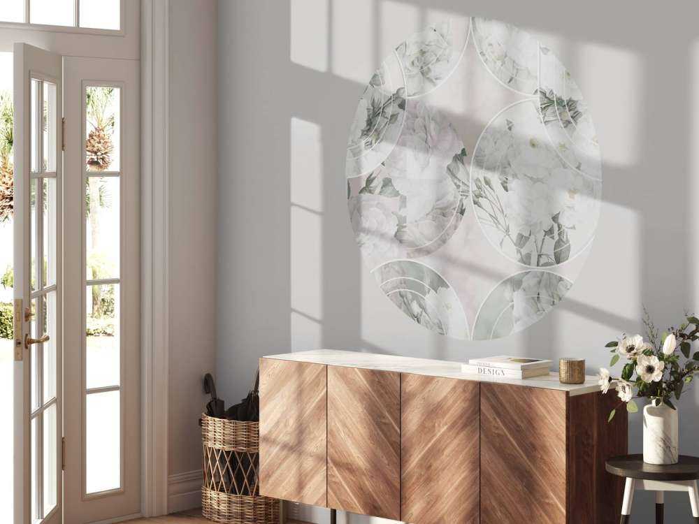 Timeless Floral Elegance - Soft White