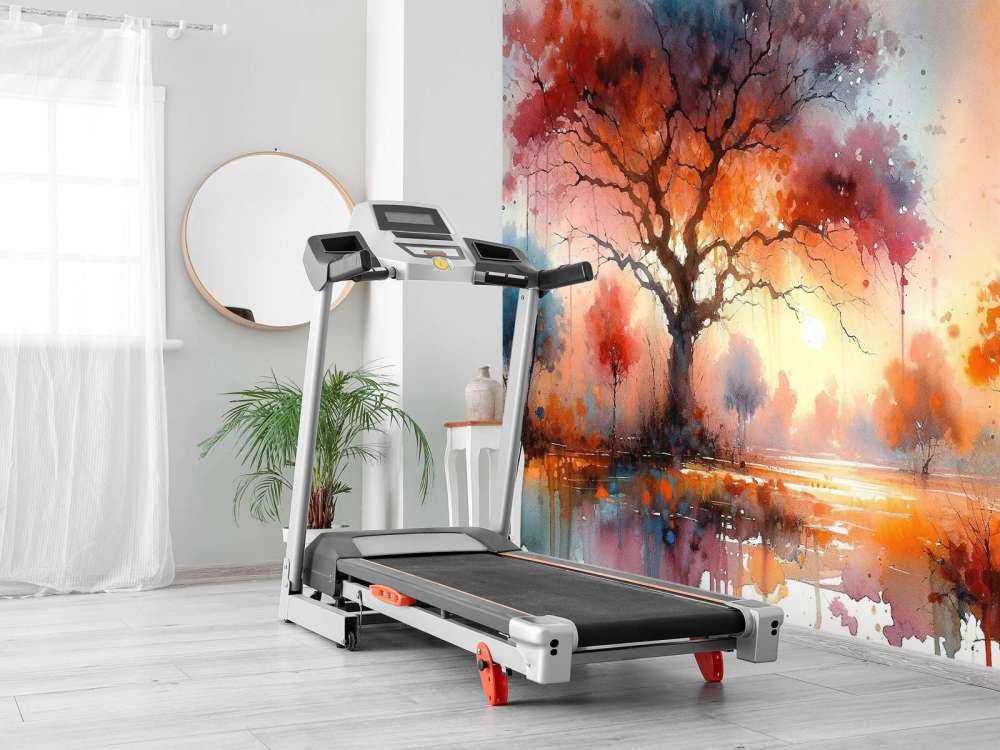 Autumn's Fiery Canopy at Dusk