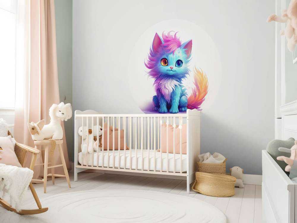Regenboog baby kat