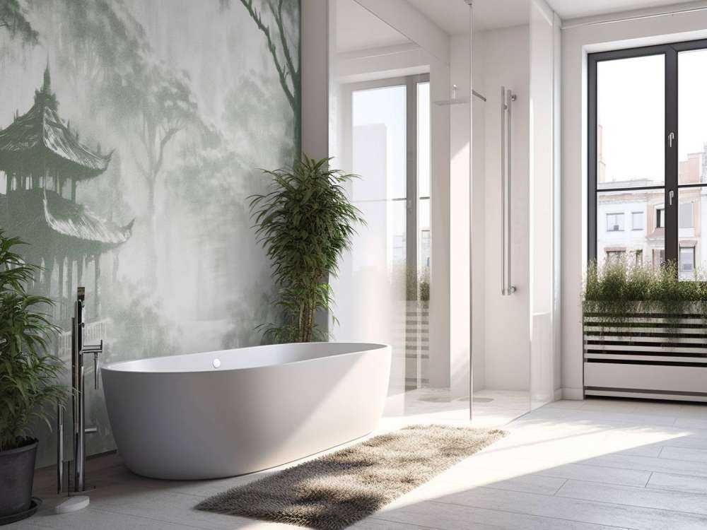 Nevelig Oosters Paviljoen, groen