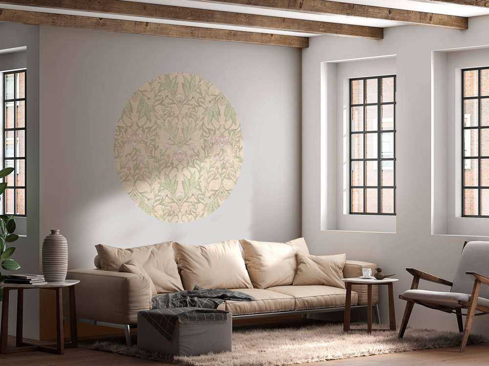 Morris bloemen damask - peach fuzz