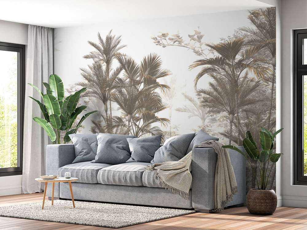 Zonlicht door Palmen