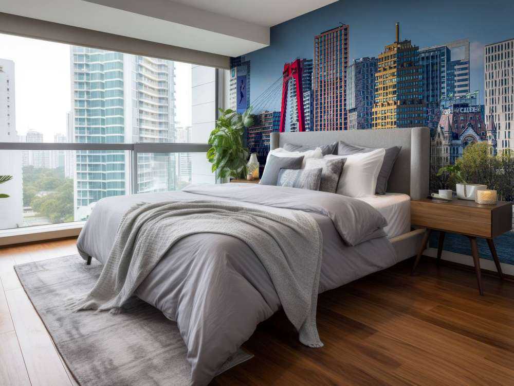 Willemsbrug en Rotterdamse Skyline