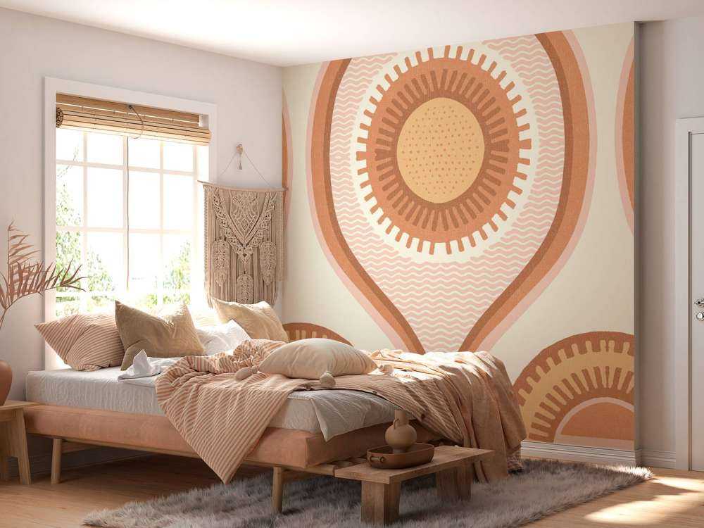 Zonnewerveling in retro pastel