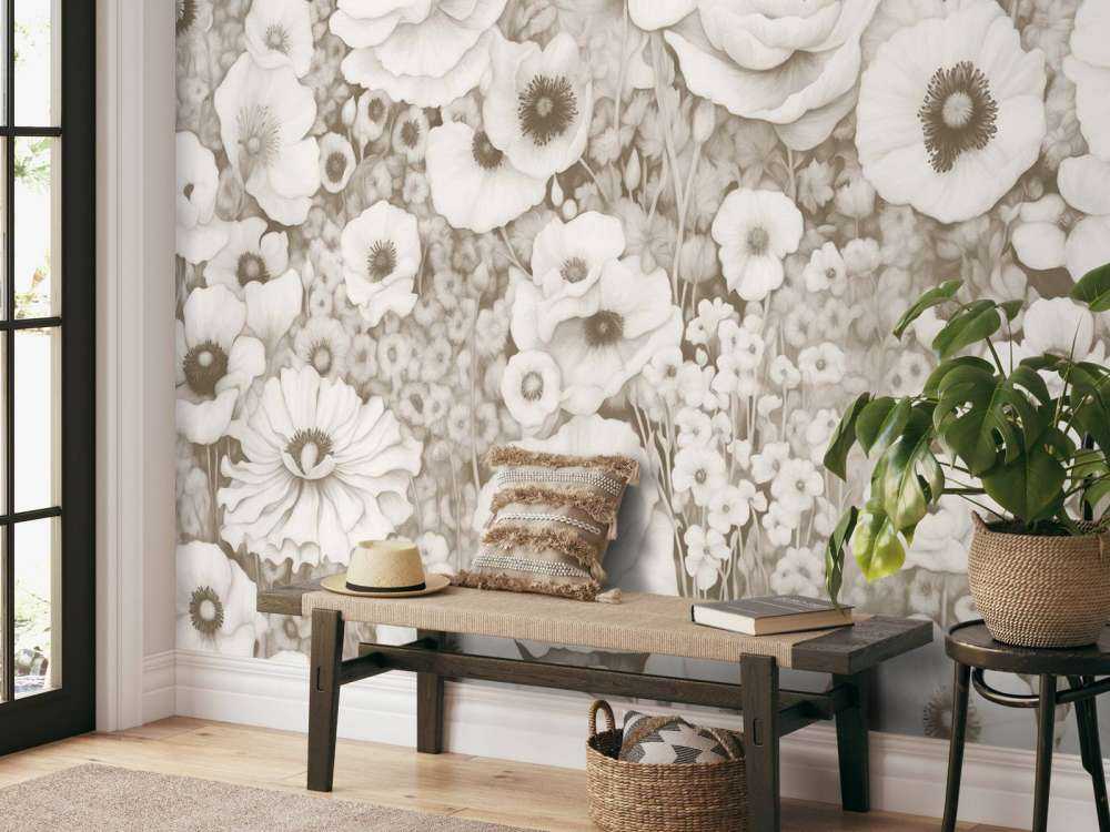 Poppy Tale Monochrome Yellow