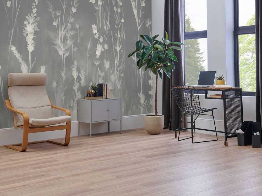 Lavender Glade Seamless Silver Gray