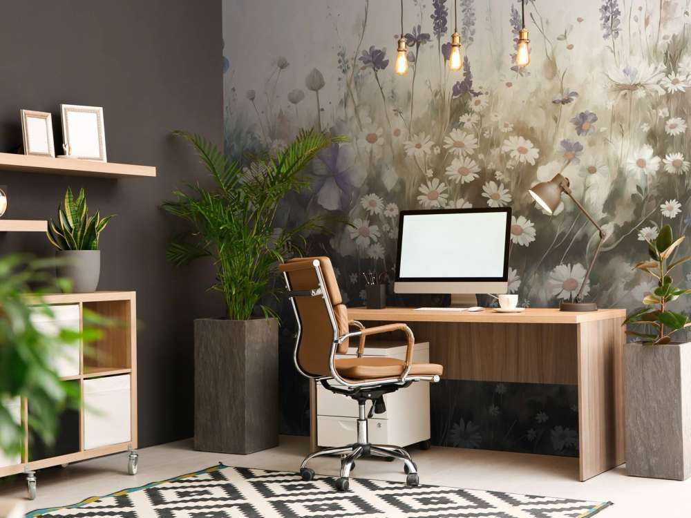 Lush Greenery of Summer Gray