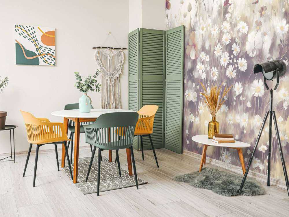 Lush Greenery of Summer Golden Brown