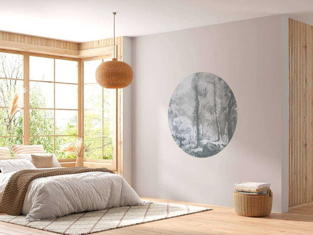 Tropic forest - blue