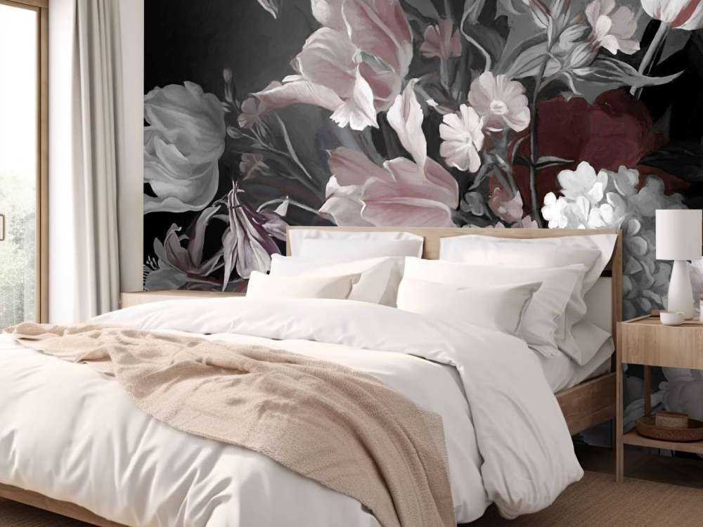 Bouquet with tulips Red