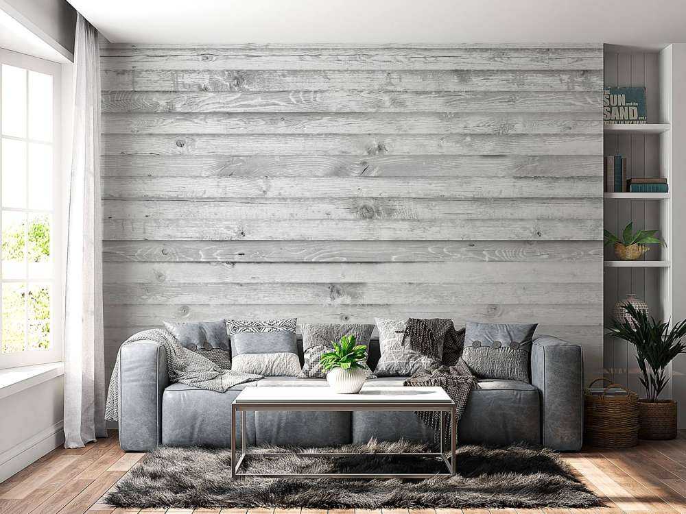 Whitewash hout horizontaal
