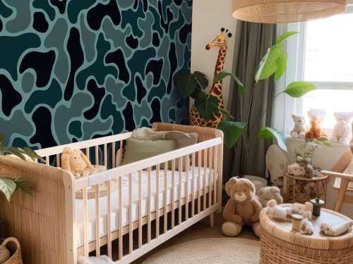 Groen grijze camouflage 
