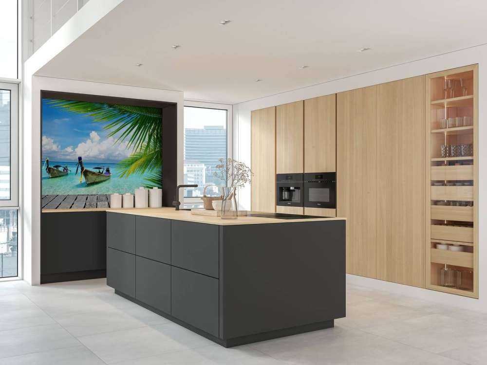 Boot en een palmboom