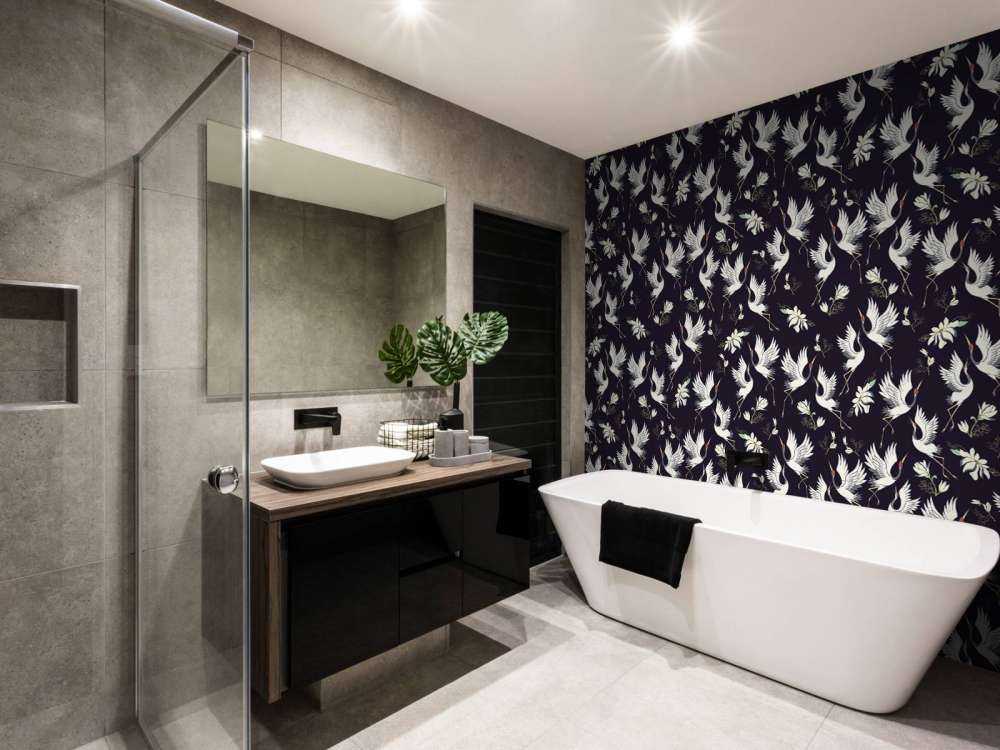 Vliegende kraanvogels patroon