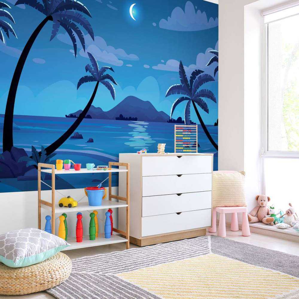 Mooi uitzicht bij nacht