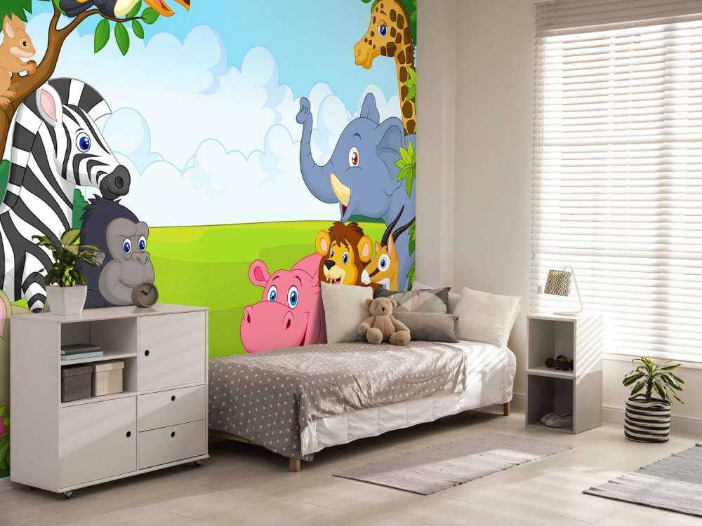 Wilde dieren in de jungle