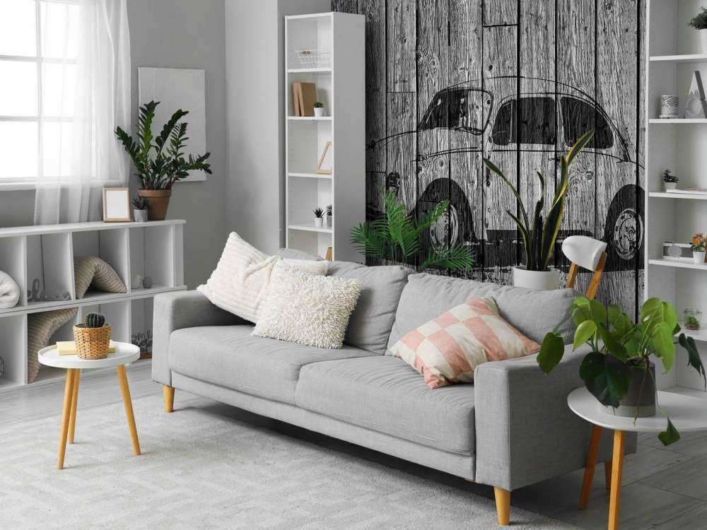 Graffiti Kever op hout