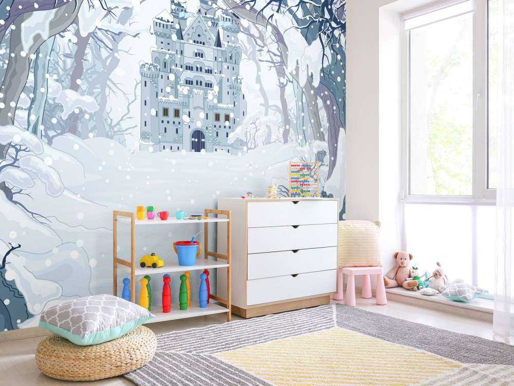 Ingesneeuwd sprookjesbos