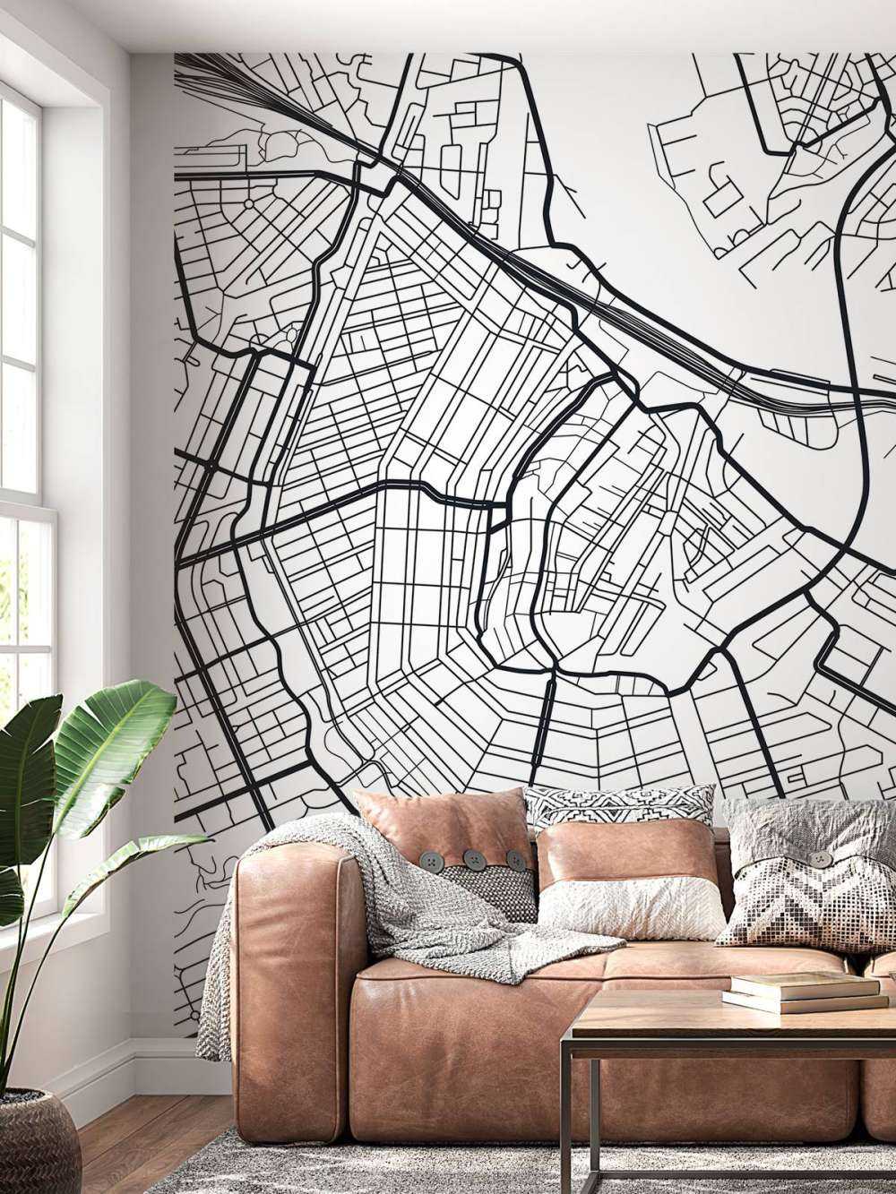 Amsterdam vector plattegrond