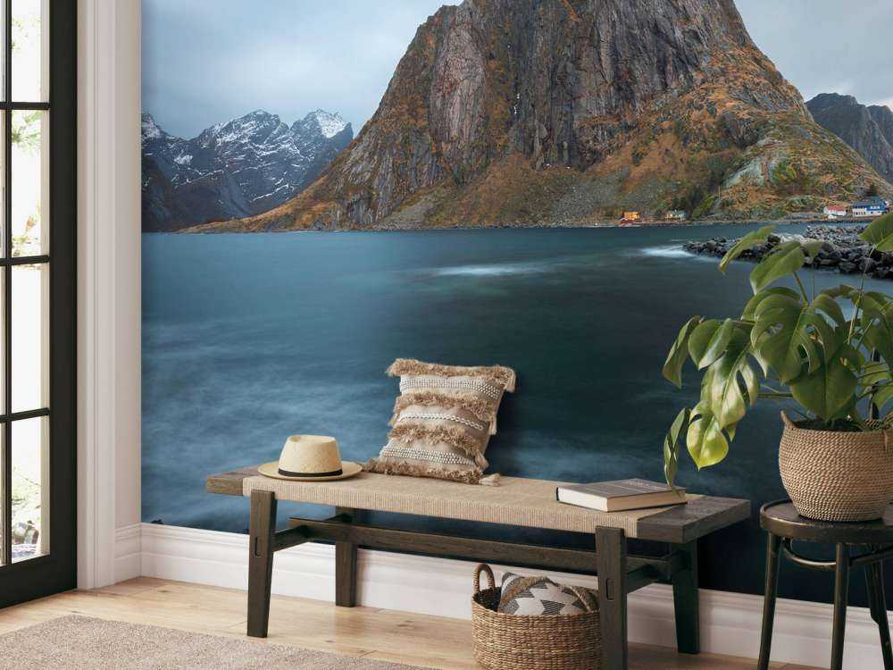 Vissers dorp in Noorwegen