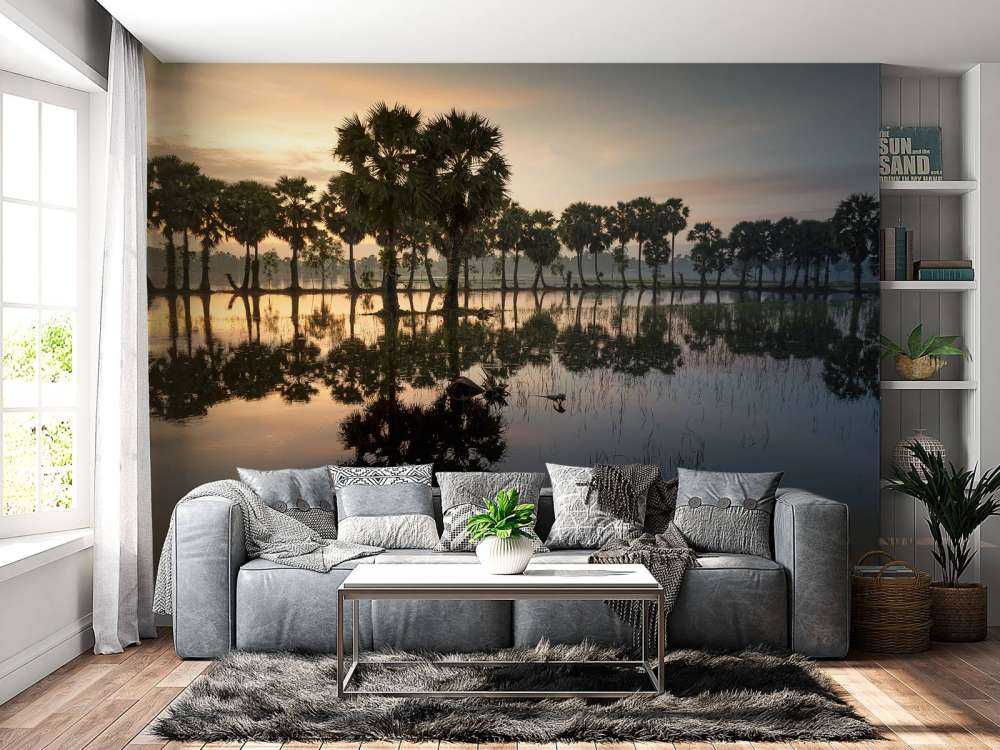 Tropisch landschap in Vietnam