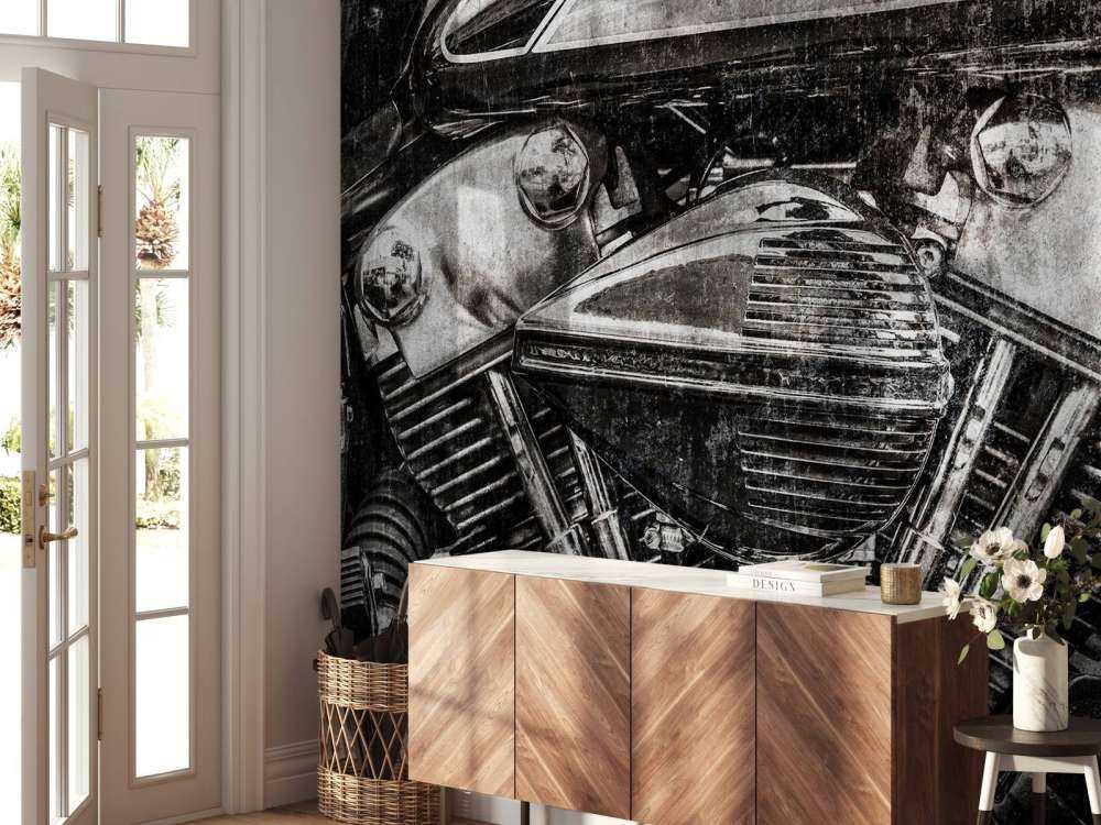 Harley davidson close-up