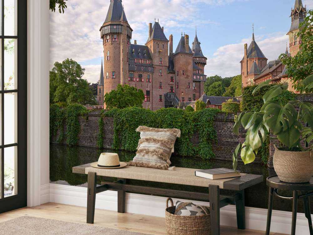 Kasteel de Haar vanaf het water