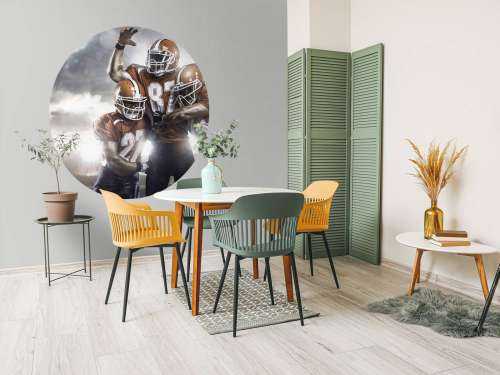 American Football spelers juichen