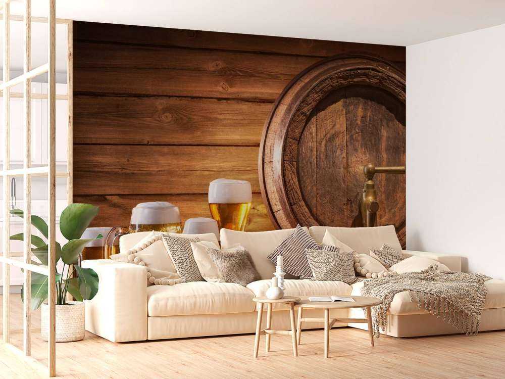 Speciaalbieren met een biervat