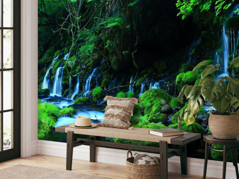 Watervallen in de jungle