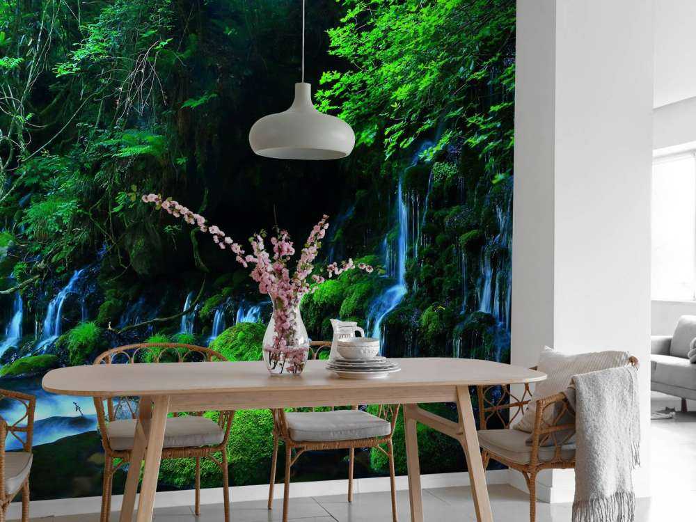 Watervallen in de jungle