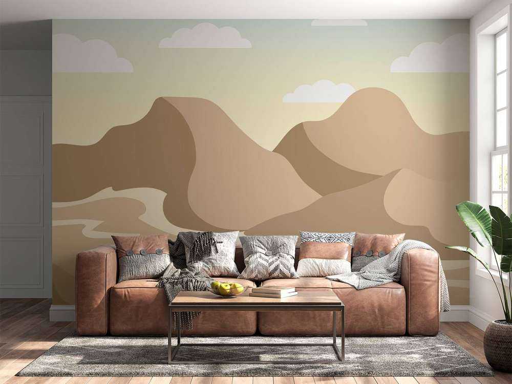 Woestijn illustratie