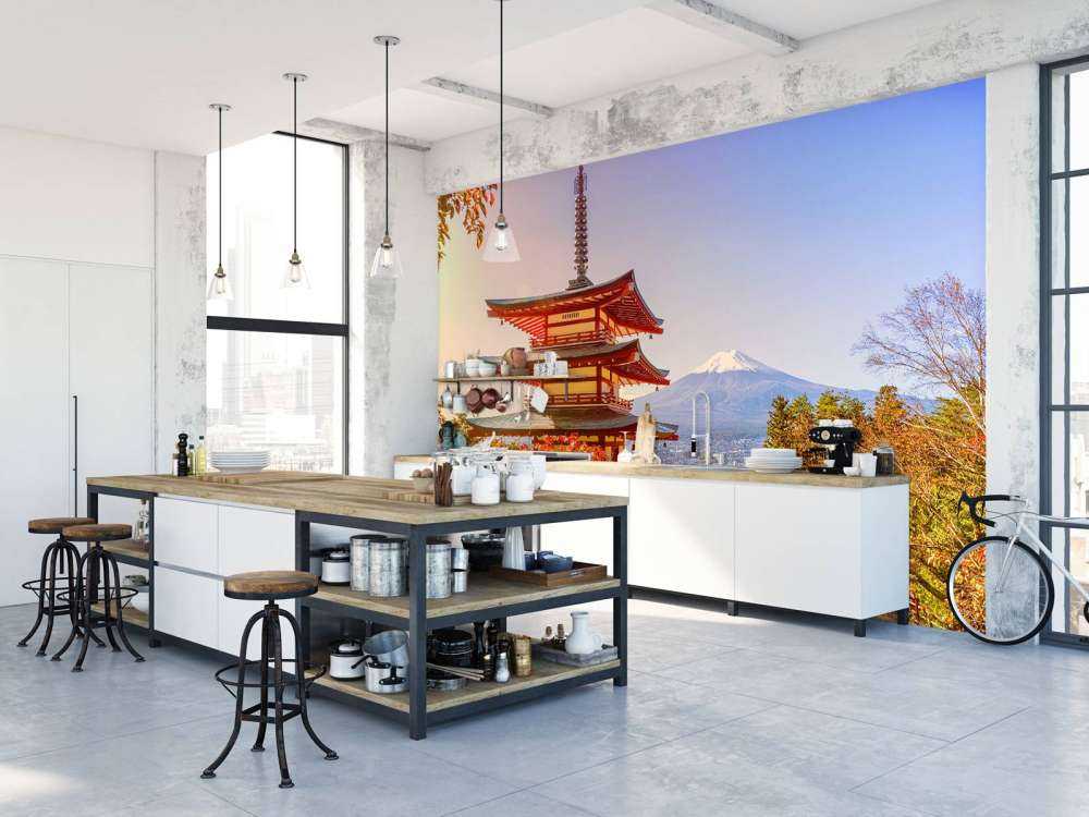 Fuji en Chureito Pagoda