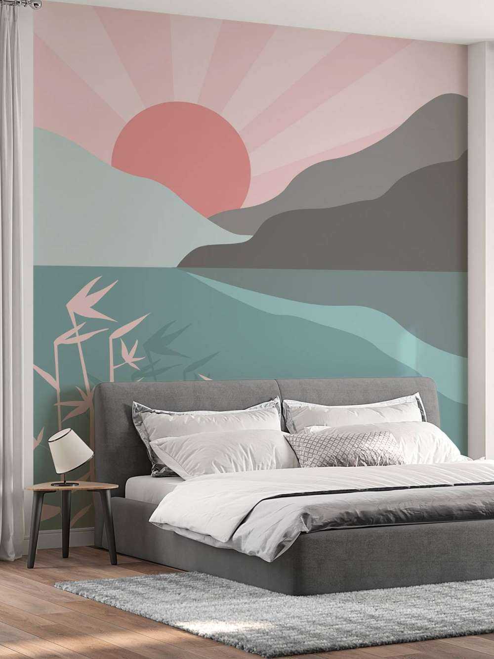 Illustratie van een mooi uitzicht