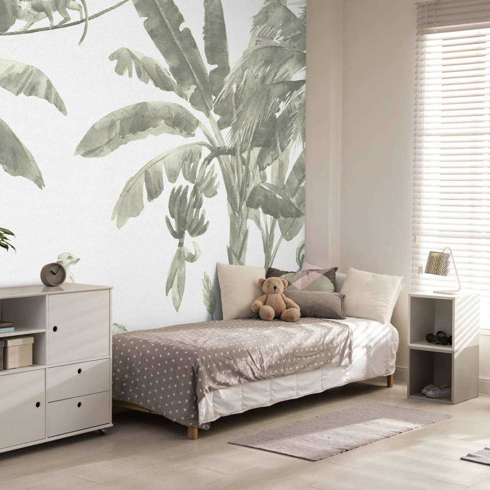 Kleine jungle dieren in groen