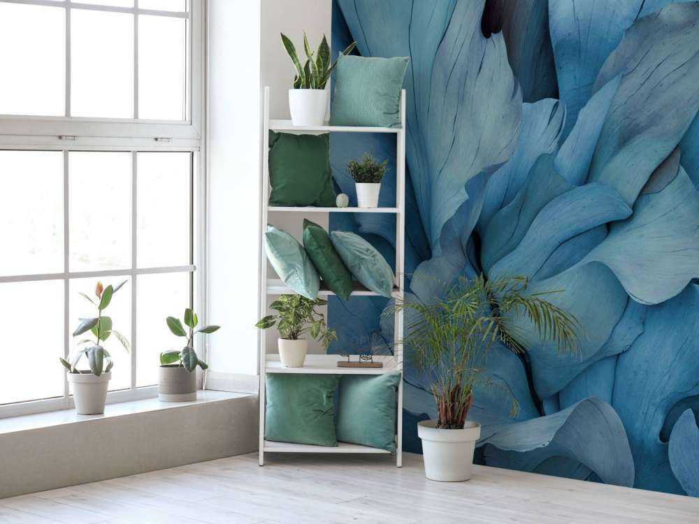 Oceanic floral whispers organic forms
