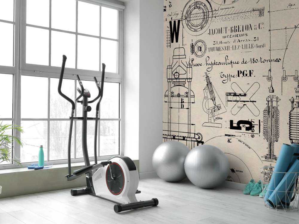 Historic construction and technology beige