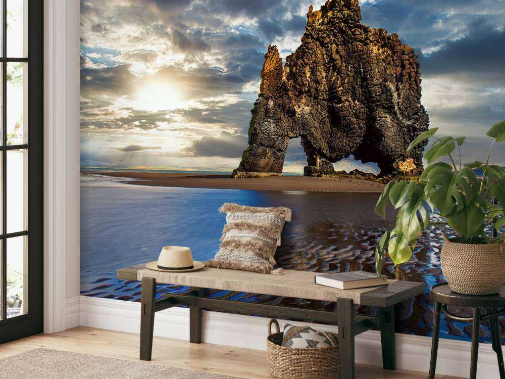 Hvítserkur rots in IJsland