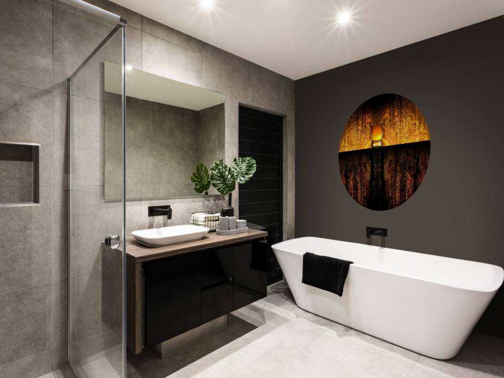 Shotje met een houten achtergrond