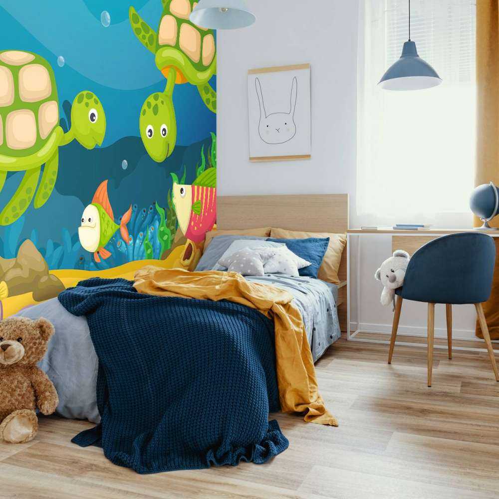 Onderwaterleven ontwerp voor kinderen