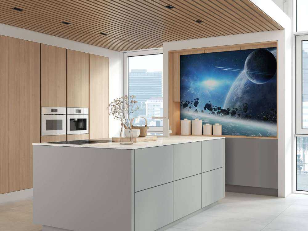 Zonsopkomst in de ruimte