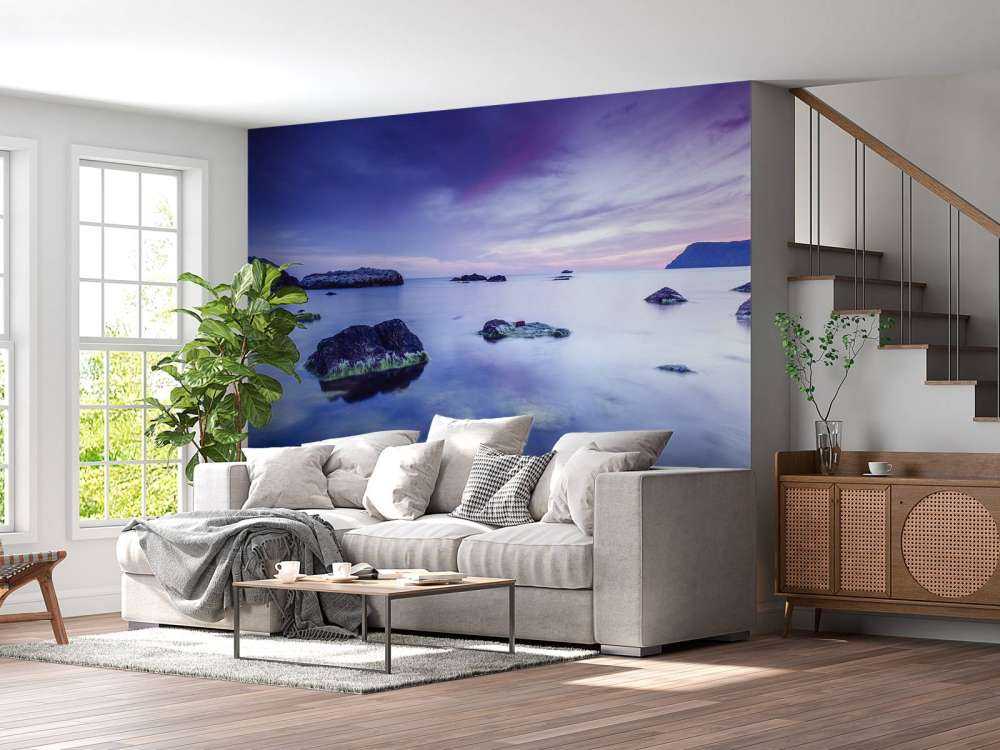 De Zwarte Zee in de avond